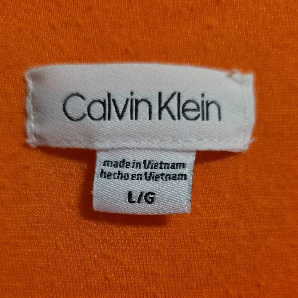 Calvin Klein Bright Orange Top - Picture 2 of 9